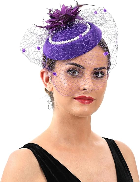 TEMPESTE LACE HEADBAND - Navy Blue